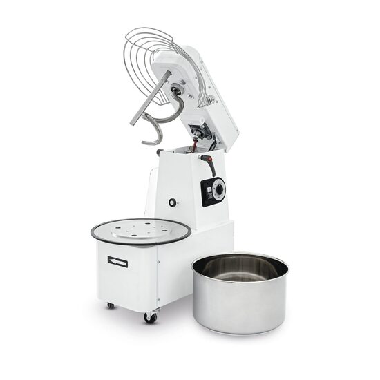 Mixer spirala cu vas detasabil 10 lt, Prismafood, 35 kg/h, 10L, 230V/370W, 380x600x(H)645mm