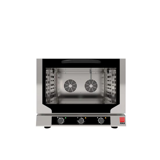 Конвекторна фурна за печене с овлажняване Evolution Next 4x 600x400, електрическа, с електромеханичен контрол, трифазна, Tecnoeka, 400В/6400Вт, 783x755x(H)634мм