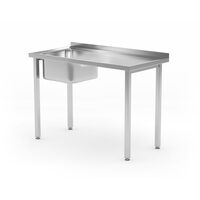 SPALATOR CU 1 CUVA BUDGET LINE DIN OTEL INOXIDABIL 1000x600x(H)850